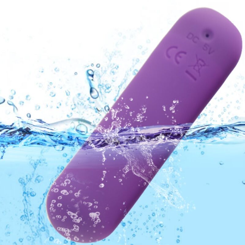 ARMONY - SPLASH JOIE VIBRATOR BULLET SILIKON MIT FERNBEDIENUNG, 10 VIBRATIONEN 75 X 19 CM LILA - Sexotim