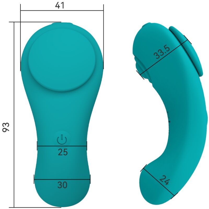 ARMONY - PLEASURE PANTY VIBRATOR FERNBEDIENUNG 3 GESCHWINDIGKEITEN GRÜN - Sexotim