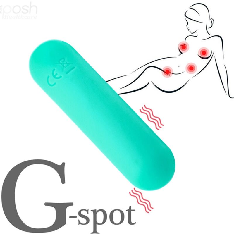 ARMONY - SPLASH JOLINE VIBRATOR BULLET SILIKON FERNBEDIENUNG 10 VIBRATIONEN 65 X 15 CM GRÜN - Sexotim