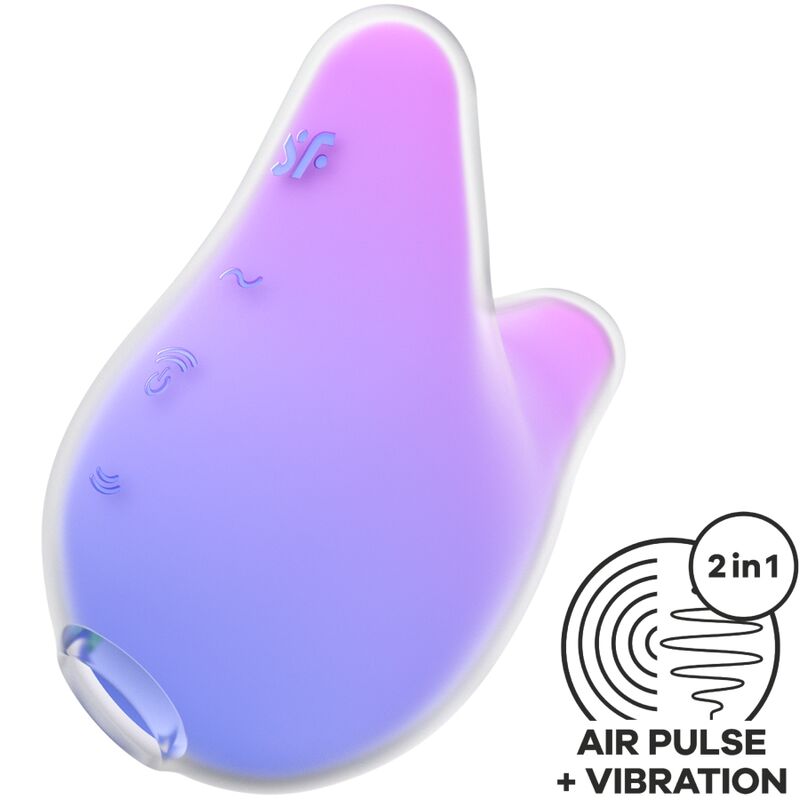 SATISFYER - MERMAID VIBES STIMULATOR & VIBRATOR VIOLETT UND ROSA - Sexotim