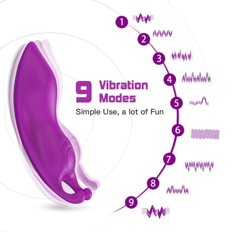 ARMONY - HONEYBEE TRAGBARES HÖSCHEN VIBRATOR G-SPOT FERNBEDIENUNG LILA - Sexotim