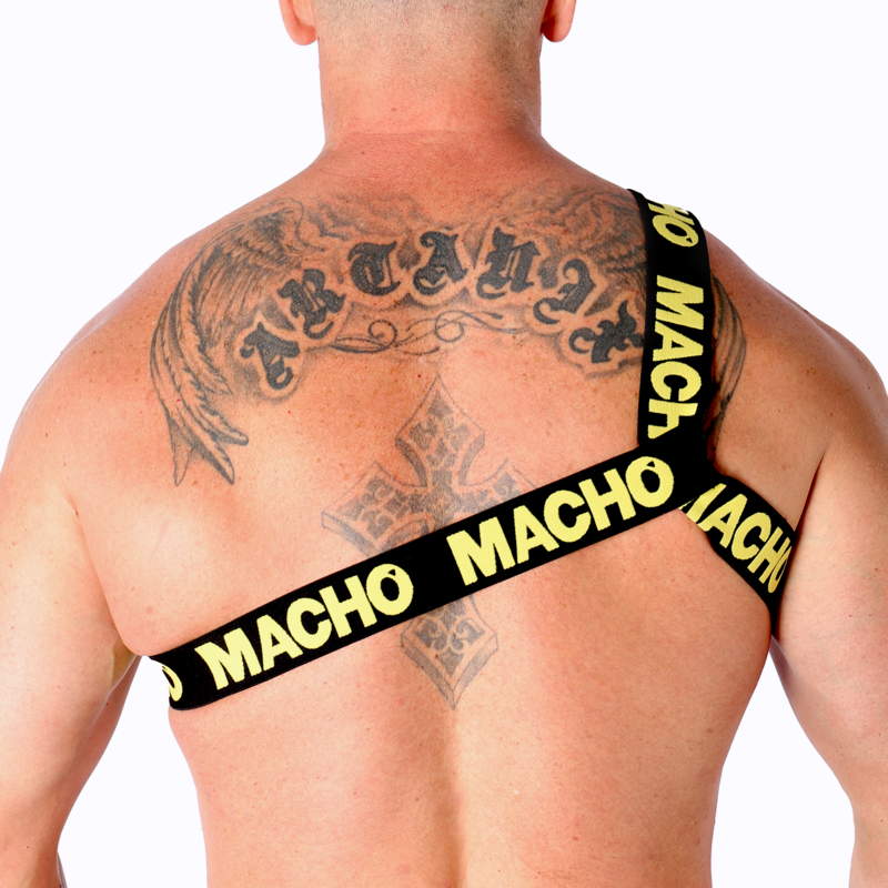 MACHO - RÖMISCHES HARNESS WEISS S/M - Sexotim