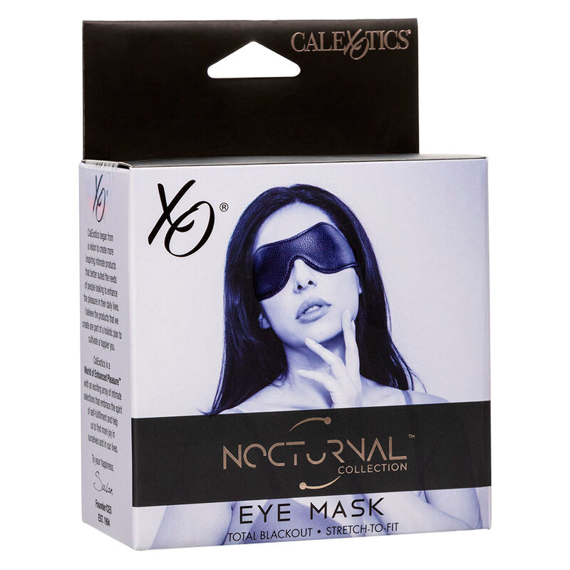CALEXOTICS - NOCTURNAL AUGENMASKE PVC LEDER SCHWARZ - Sexotim
