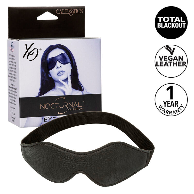 CALEXOTICS - NOCTURNAL AUGENMASKE PVC LEDER SCHWARZ - Sexotim