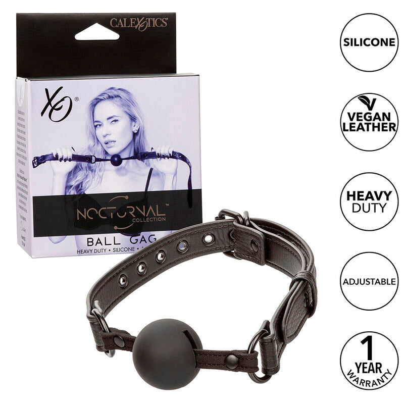 CALEXOTICS - NOCTURNAL BALL GAG SILIKON SCHWARZ - Sexotim