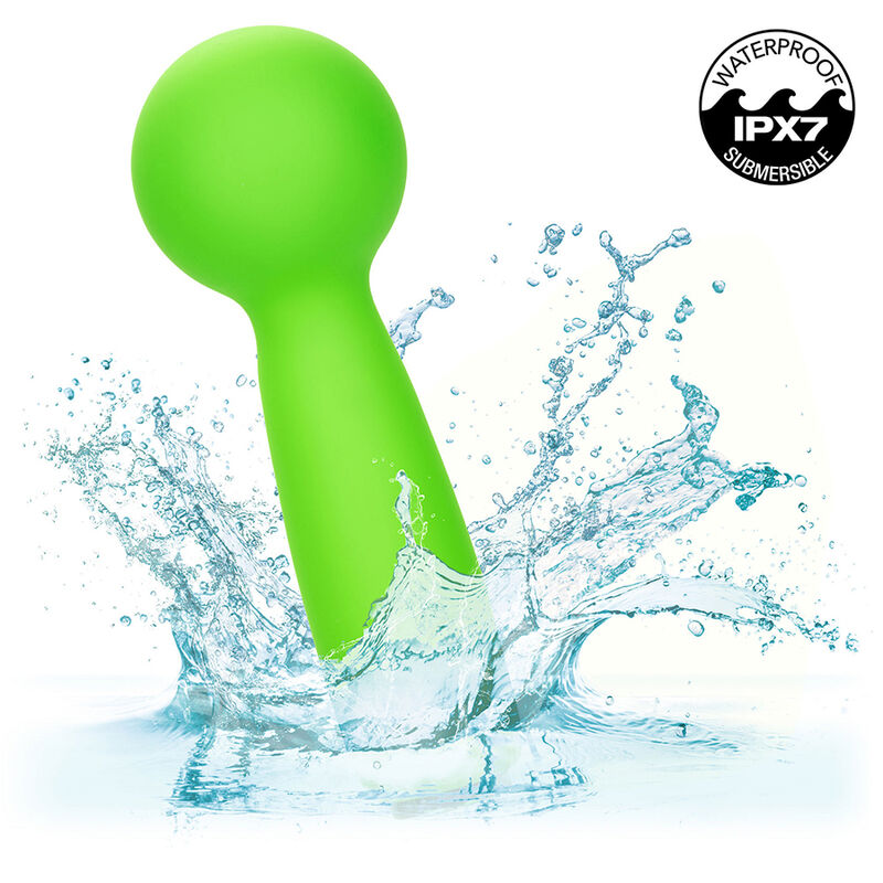 CALEXOTICS - NEON VIBES THE BUBBLY VIBE, MINI-MASSAGER MIT 10 VIBRATIONEN, GRÜN - Sexotim