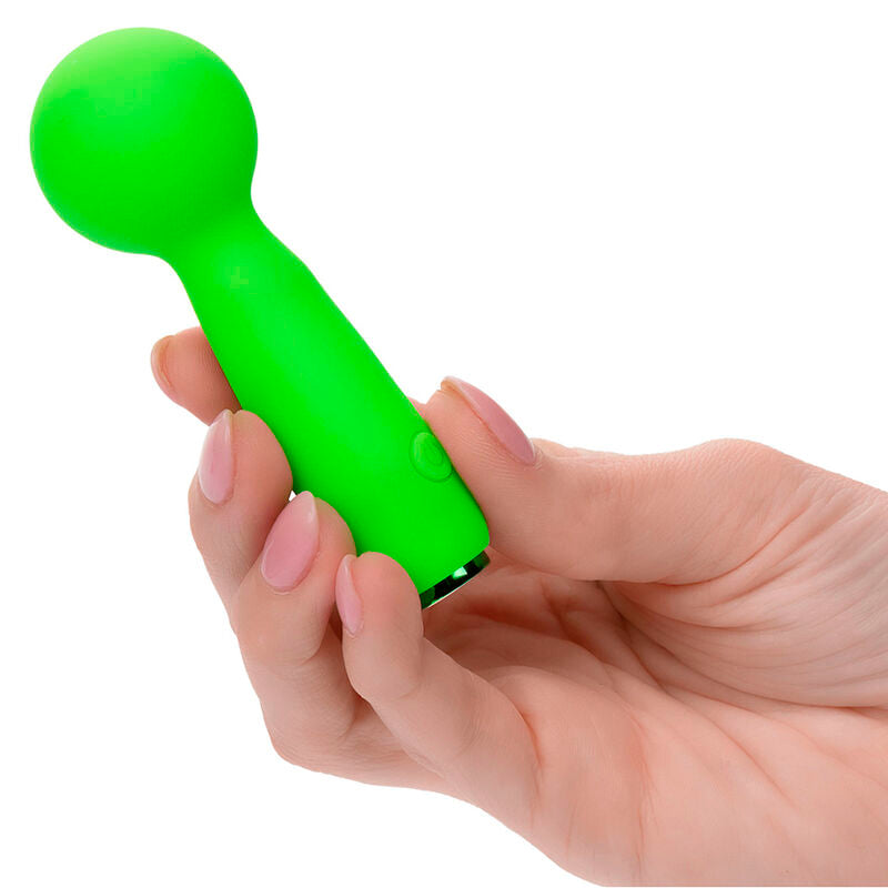 CALEXOTICS - NEON VIBES THE BUBBLY VIBE, MINI-MASSAGER MIT 10 VIBRATIONEN, GRÜN - Sexotim