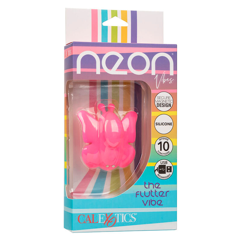 CALEXOTICS - NEON VIBES THE FLUTTER VIBE HÖSCHEN VIBROSTIMULATOR, 10 VIBRATIONEN, ROSA - Sexotim