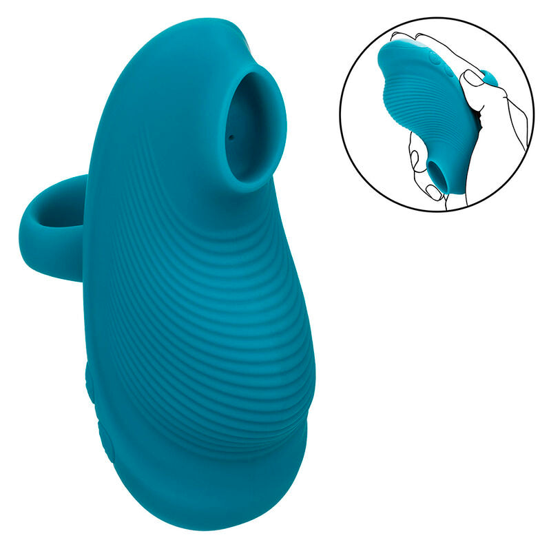 CALEXOTICS - ENVY HANDROLLING-BALL-MASSAGER, 7 VIBRATIONEN, BLAU - Sexotim