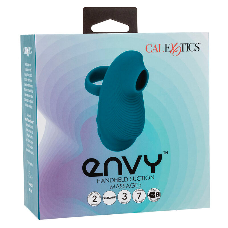 CALEXOTICS - ENVY HANDROLLING-BALL-MASSAGER, 7 VIBRATIONEN, BLAU - Sexotim