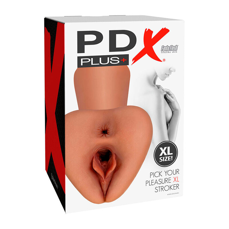 PDX PLUS - PICK YOUR PLEASURE XL REALISTISCHER STIMULATOR BRAUN - Sexotim