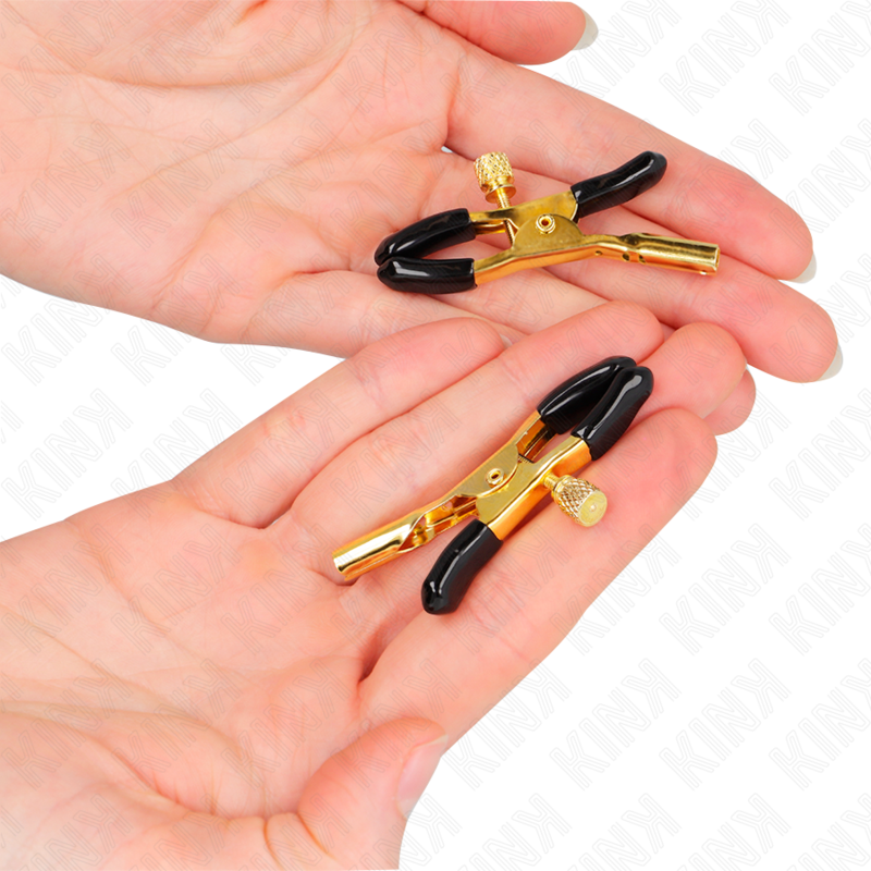 KINK - GOLDENE NIPPELKLEMMEN 6 CM - Sexotim