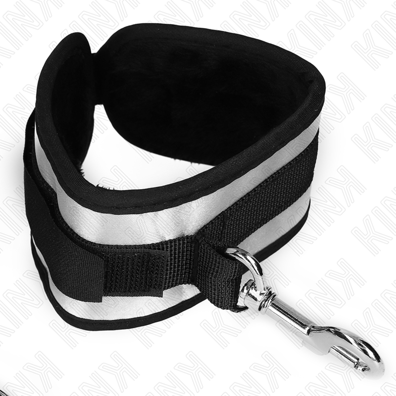 KINK - NEOPREN HANDGELENKMANSCHETTEN GRAU 23 X 5 CM - Sexotim