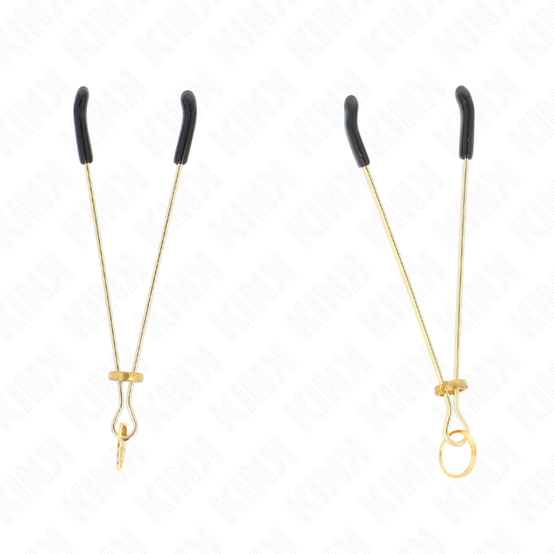 KINK - DÜNNE NIPPELKLEMMEN GOLD 7 CM - Sexotim