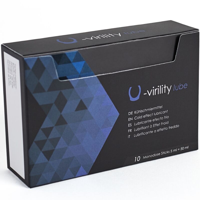 500 COSMETICS - U-VIRILITY LUBE GLEITMITTEL MIT KÄLTEFFEKT 10 X 5 ML - Sexotim