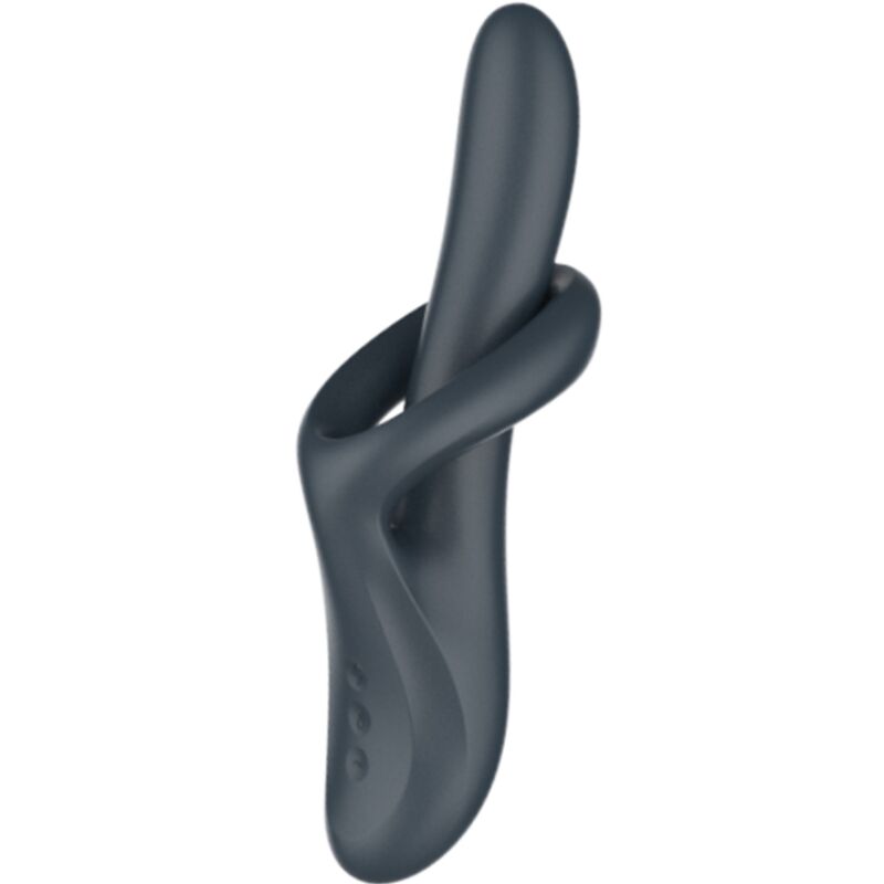 SATISFYER - HEAT FLEX 4 WÄRMEEFFEKT-VIBRATOR 12 VIBRATIONEN GRAU - Sexotim