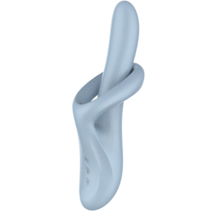 SATISFYER - HEAT FLEX 4 WÄRMEEFFEKT-VIBRATOR 12 VIBRATIONEN BLAU - Sexotim