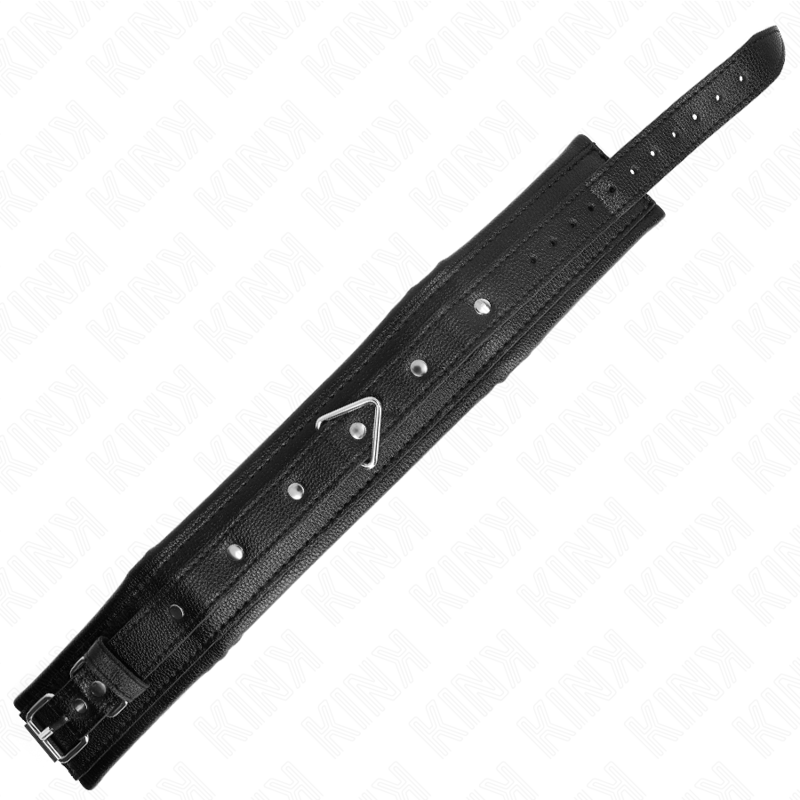 KINK - HALSKETTE MIT SCHWAMMKUNSTLEDERBAND MODELL-1 VERSTELLBAR 37-54 CM X 3 CM - Sexotim