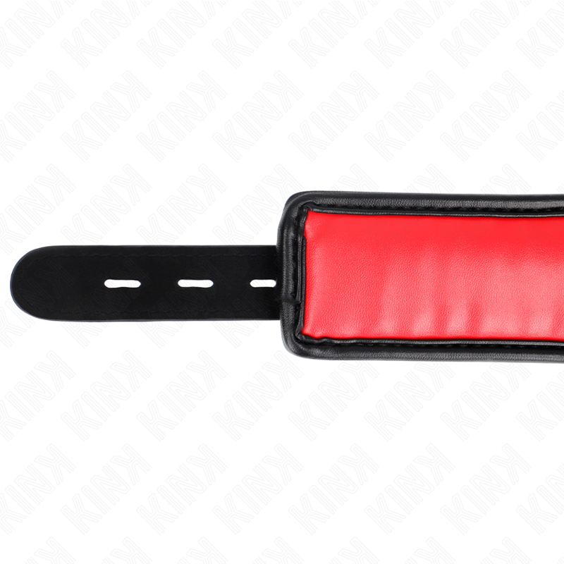 KINK - HALSKETTE MIT SCHWAMMKUNSTLEDERBAND MODELL-3 VERSTELLBAR 37-54 CM X 3 CM - Sexotim