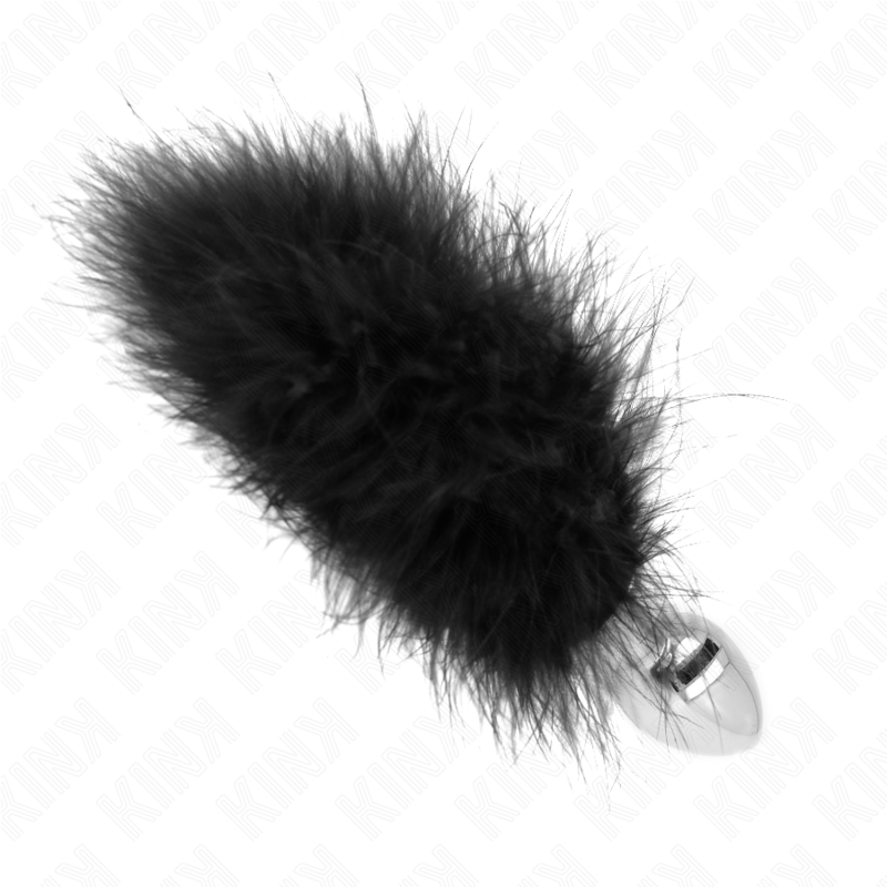 KINK - EDELSTAHL ANAL PLUG 11 x 7 CM MIT FEDER 11 CM - Sexotim