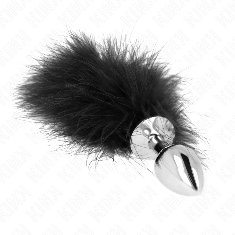 KINK - EDELSTAHL ANAL PLUG 11 x 7 CM MIT FEDER 11 CM - Sexotim