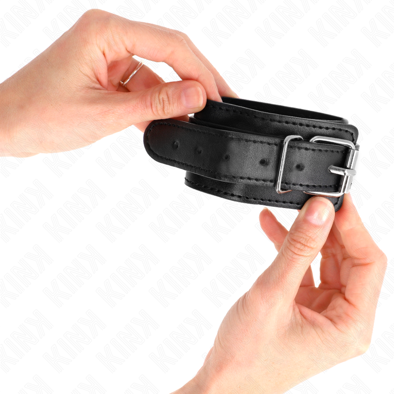 KINK - DÜNNE HANDGELENKFESSELN SCHWARZ VERSTELLBAR 21-33 CM - Sexotim