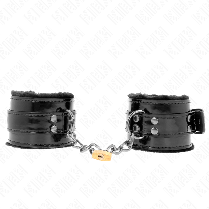 KINK - LEICHTE HANDGELENKSFESSELN MIT KUPFERSCHLOSS, VERSTELLBAR 17-29 CM X 5,5 CM - Sexotim