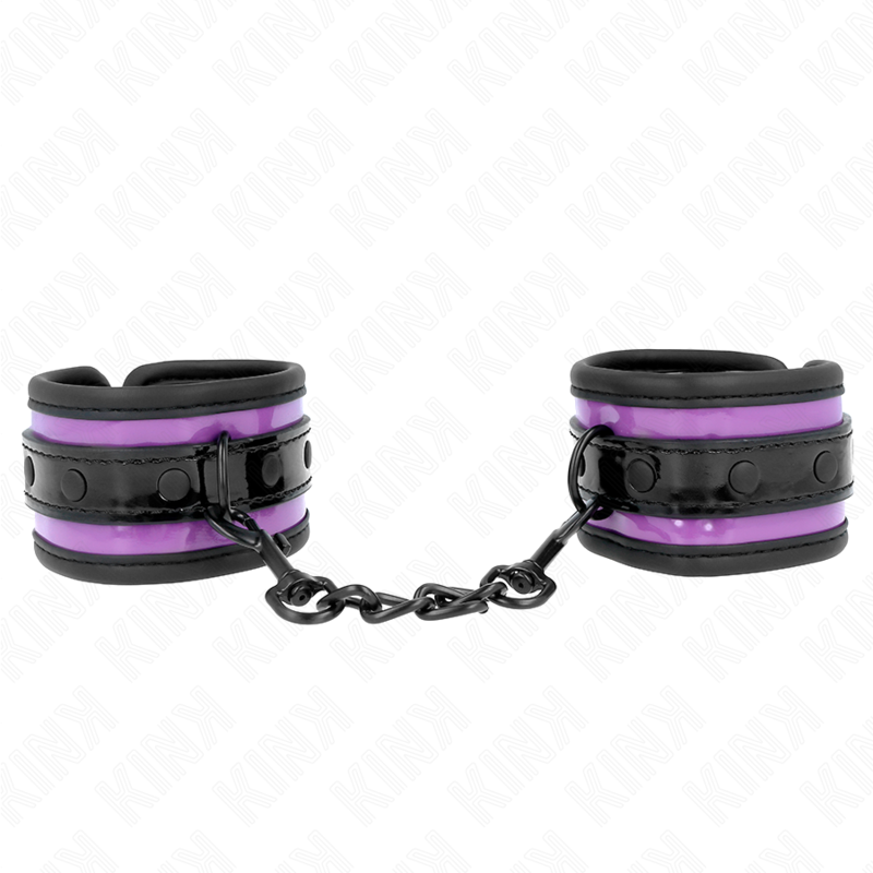 KINK - NEOPREN HANDGELENKFESSELN HELLLILA VERSTELLBAR 21-28 CM X 5 CM - Sexotim