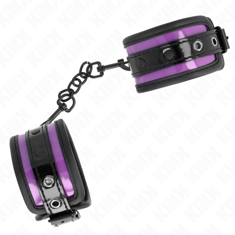 KINK - NEOPREN HANDGELENKFESSELN HELLLILA VERSTELLBAR 21-28 CM X 5 CM - Sexotim