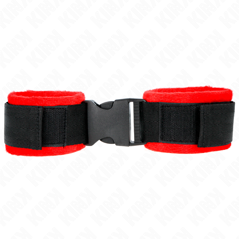 KINK - NYLON BIND KLETT-HANDFESSELN SCHWARZ MODELL 1 VERSTELLBAR 25-35 CM X 6 CM - Sexotim