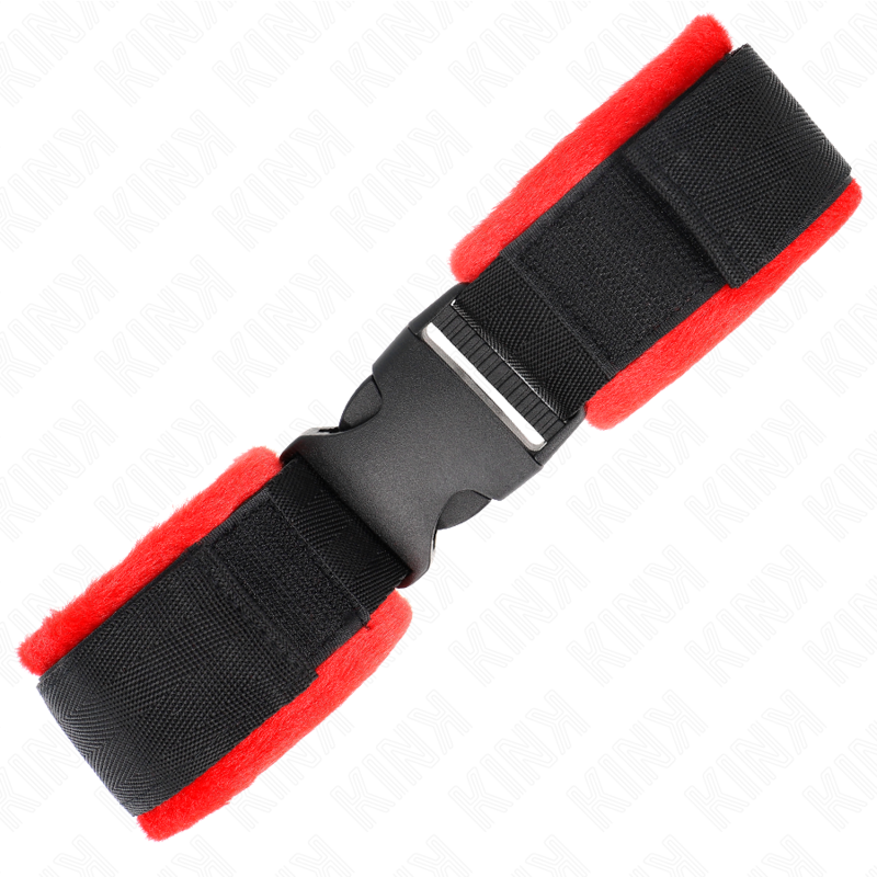 KINK - NYLON BIND KLETT-HANDFESSELN SCHWARZ MODELL 1 VERSTELLBAR 25-35 CM X 6 CM - Sexotim