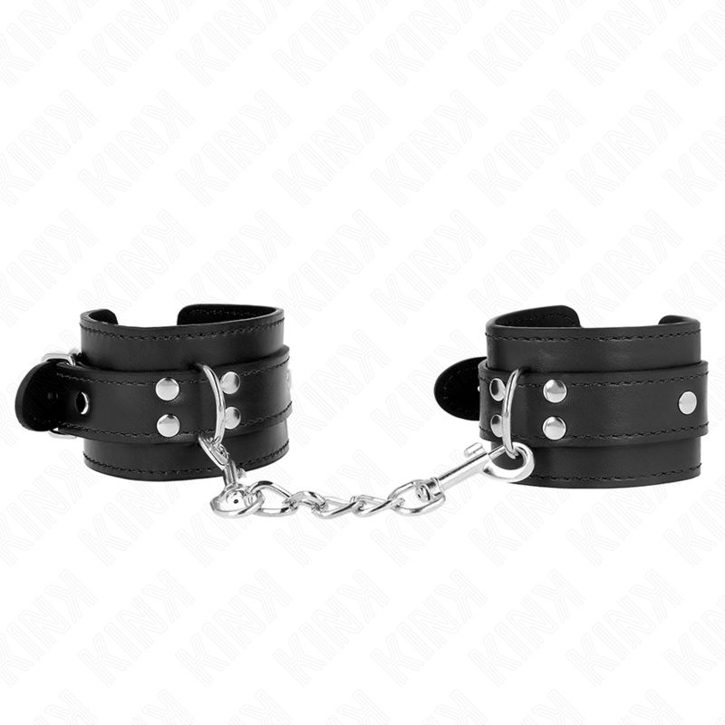 KINK - EINFACHE HANDGELENKSFESSELN SCHWARZ VERSTELLBAR 20-23 CM X 5,5 CM - Sexotim