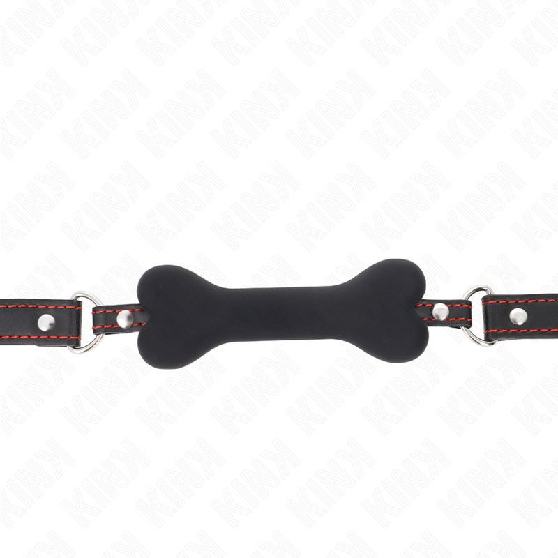 KINK - SCHWARZER KNOCHEN 12 CM GAG 63 x 2 CM - Sexotim