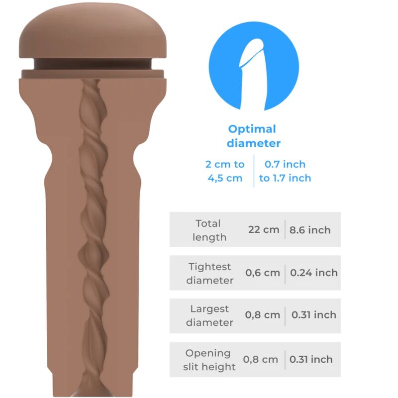 KIIROO - FEEL STROKER EXTRA ENGER ANUS MITTELBRAUN - Sexotim