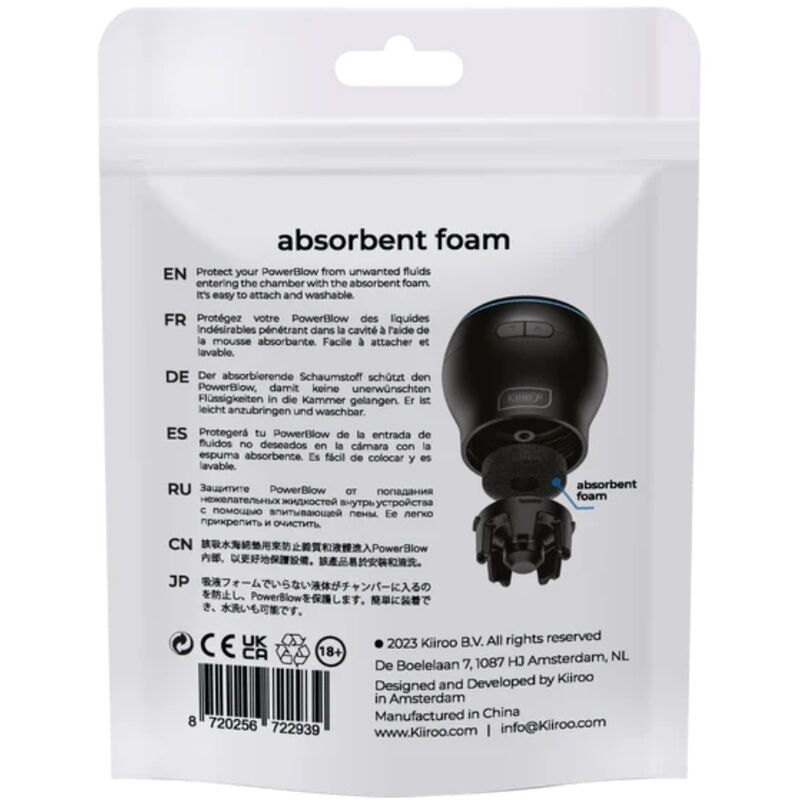 KIIROO - POWER BLOW ABSORBIERENDER SCHAUM, 5ER-PACK - Sexotim