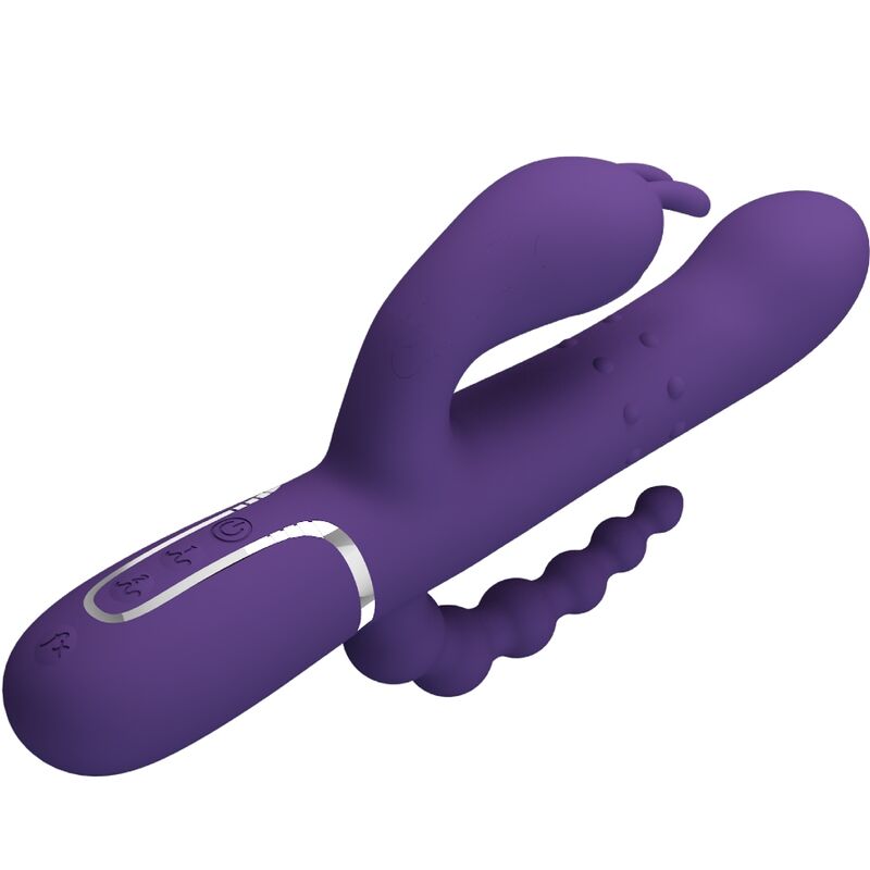PRETTY LOVE - CAMMY TRIPLE VIBRATOR MULTIFUNKTION 4 IN 1 LILA - Sexotim