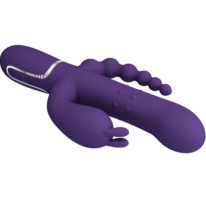 PRETTY LOVE - CAMMY TRIPLE VIBRATOR MULTIFUNKTION 4 IN 1 LILA - Sexotim