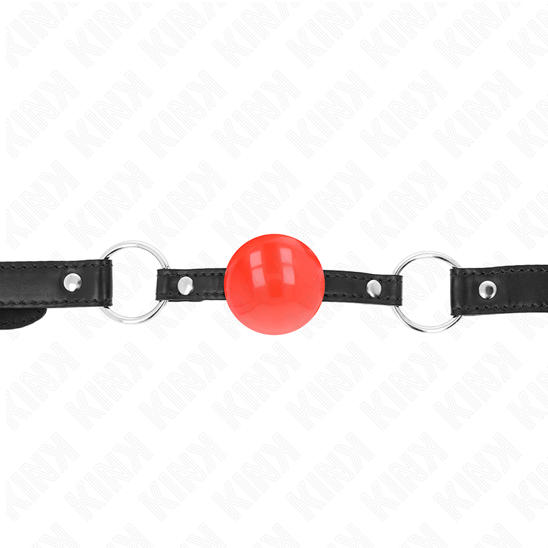 KINK - ROTER TPE-BALL 4 CM KNEBEL 60 x 2 CM - Sexotim