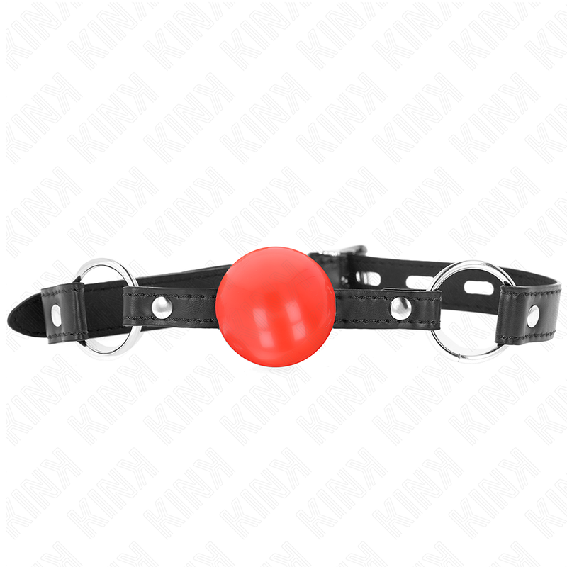 KINK - ROTER TPE-BALL 4 CM KNEBEL 60 x 2 CM - Sexotim