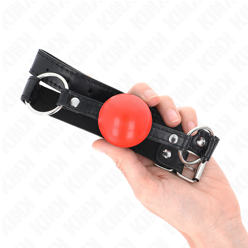 KINK - ROTER TPE-BALL 4 CM KNEBEL 60 x 2 CM - Sexotim