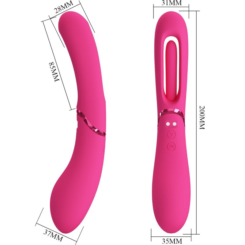 ROMANCE - LEXIE G-SPOT VIBRATOR 7 VIBRATIONEN ROSA - Sexotim