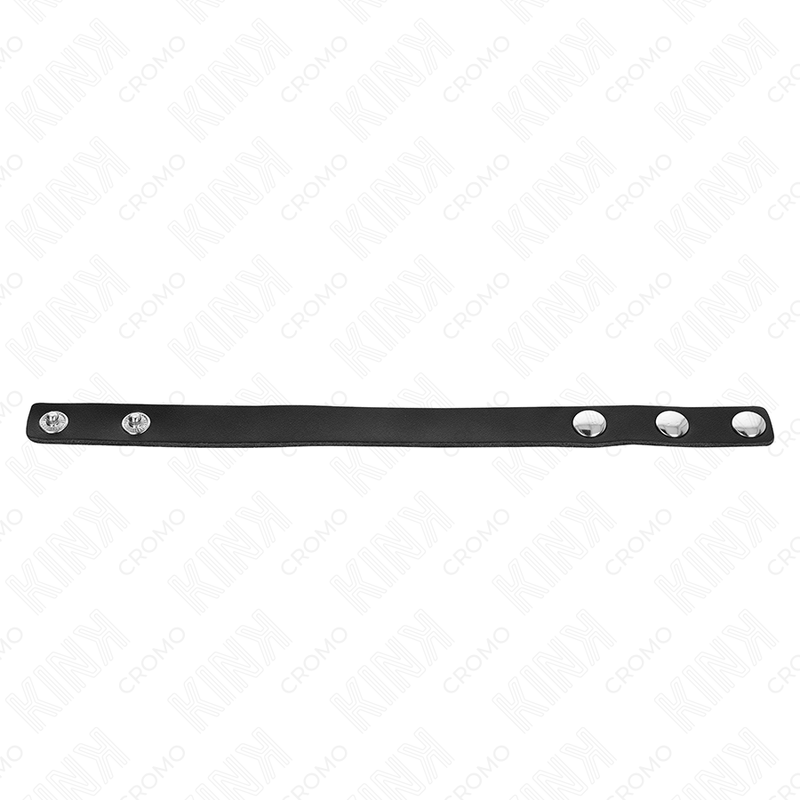 KINK - PENISRING AUS LEDER MIT DRUCKVERSCHLUSS 21,5 X 1,5 CM - Sexotim