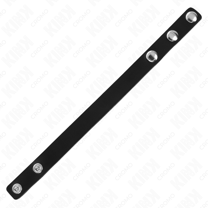 KINK - PENISRING AUS LEDER MIT DRUCKVERSCHLUSS 21,5 X 1,5 CM - Sexotim