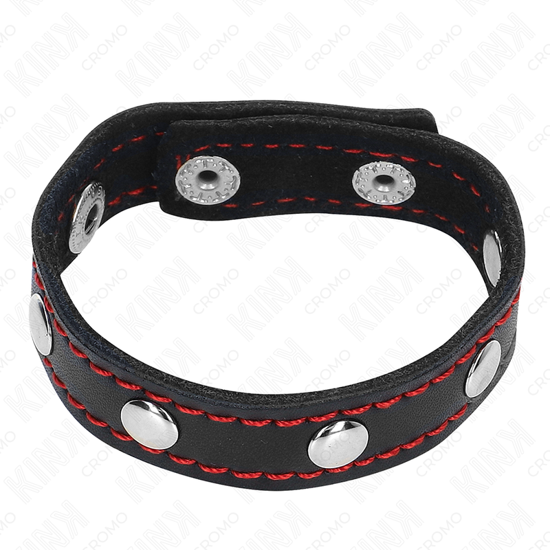 KINK - PENISRING AUS LEDER MIT SPIKES 21,5 X 1,6 CM - Sexotim