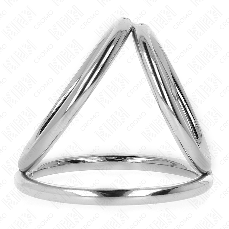KINK - DREIFACH CHROM METALL PENISRING 3,8 CM BIS 5 CM - Sexotim