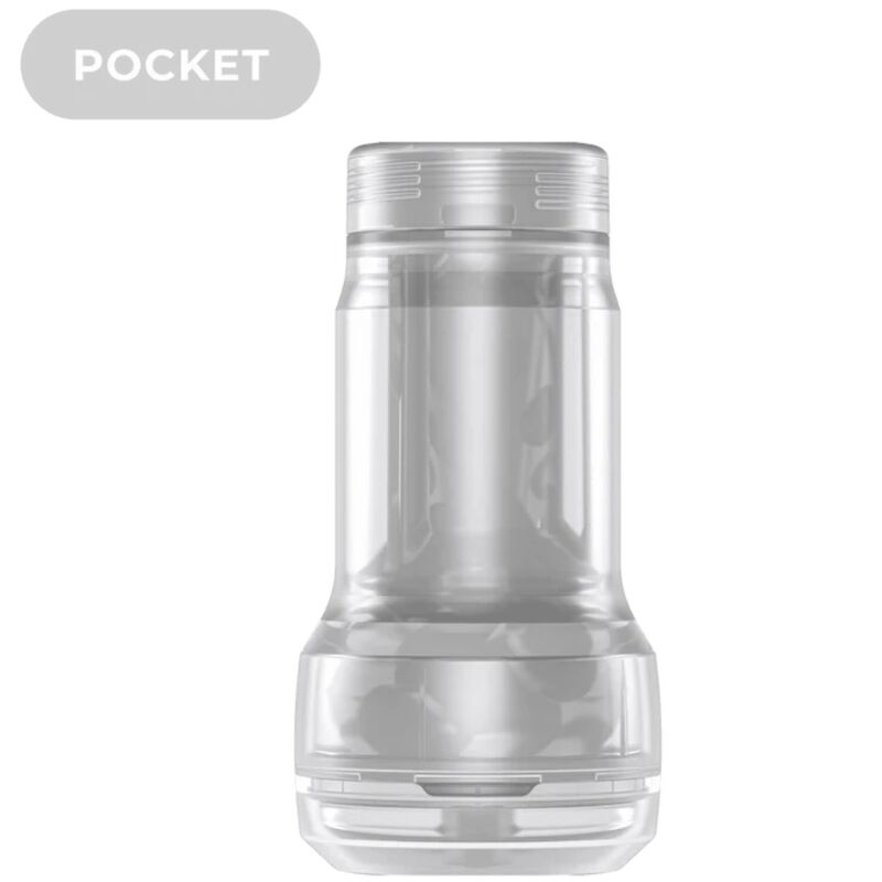 KIIROO - FEEL POCKET STROKER KRISTALL, TRANSPARENT - Sexotim
