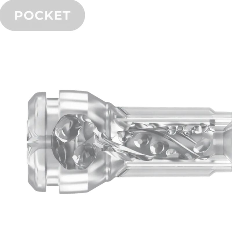 KIIROO - FEEL POCKET STROKER KRISTALL, TRANSPARENT - Sexotim