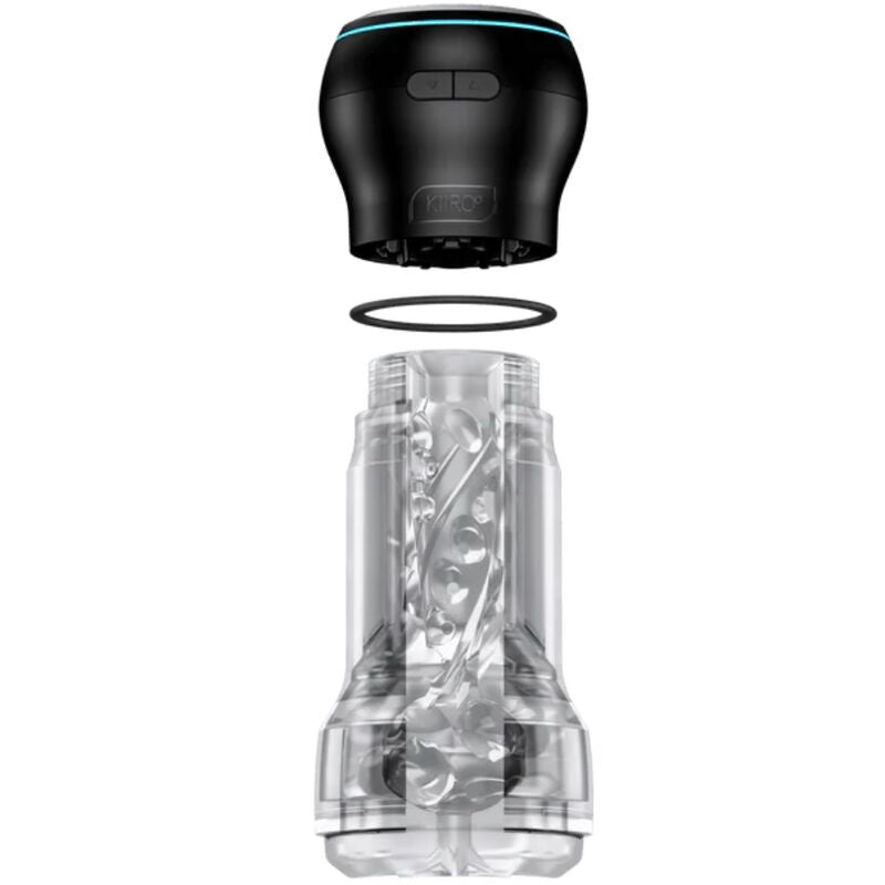 KIIROO - FEEL POCKET MASTURBATOR CRYSTAL + POWER BLOW COMBO - Sexotim