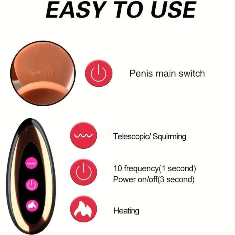 ARMONY - WIEDERAUFLADBARER VIBRIERENDER REALISTISCHER DILDO - Sexotim