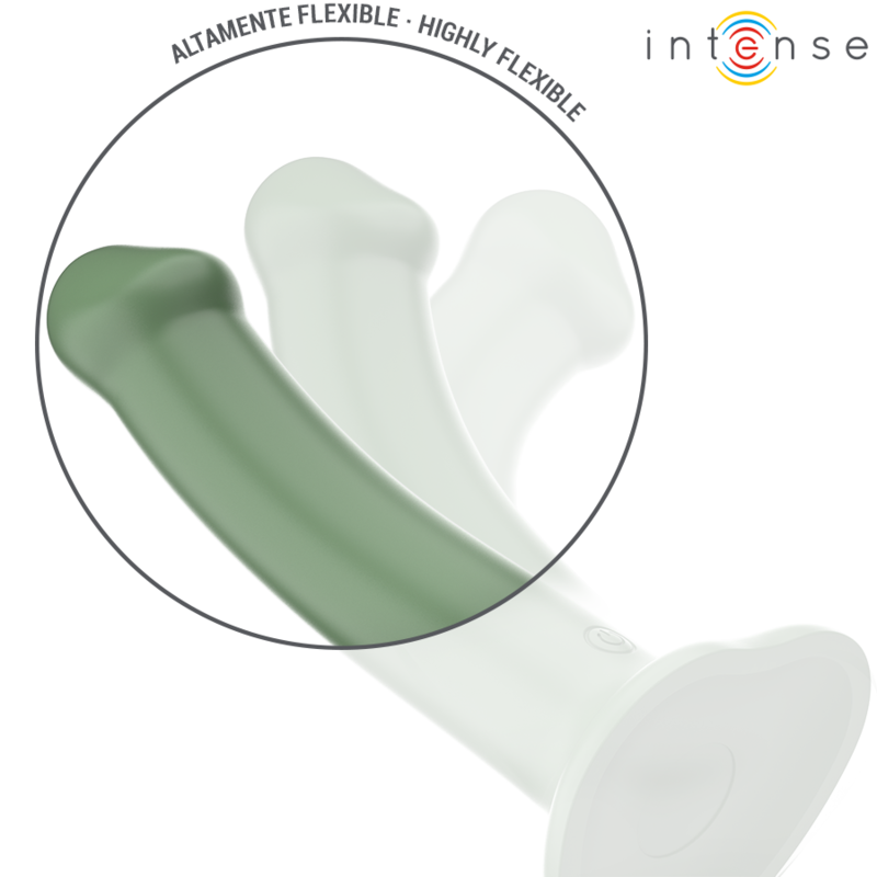 INTENSE - BECCA VIBRATOR MIT FERNBEDIENUNG SAUGNÄPFEN UND 10 VIBRATIONEN GRÜN - Sexotim